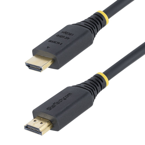 StarTech.com 2m (6.6ft) Premium Certified High Speed HDMI Cable, 4K 60Hz/1440p 144Hz, HDR10/HDCP 2.2/ARC, 18Gbps, UHD HDMI 2.0 Cord for TV/Monitor/Display, TPE Jacket StarTech.com 2m (6.6ft) Premium Certified High Speed HDMI Cable, 4K 60Hz/1440p 144Hz, HDR10/HDCP 2.2/ARC, 18Gbps, UHD HDMI 2.0 Cord for TV/Monitor/Display, TPE Jacket